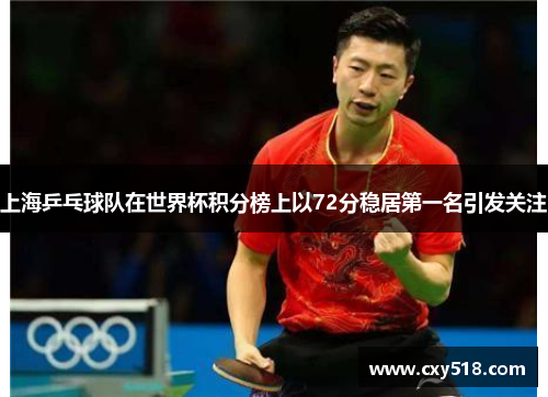 上海乒乓球队在世界杯积分榜上以72分稳居第一名引发关注