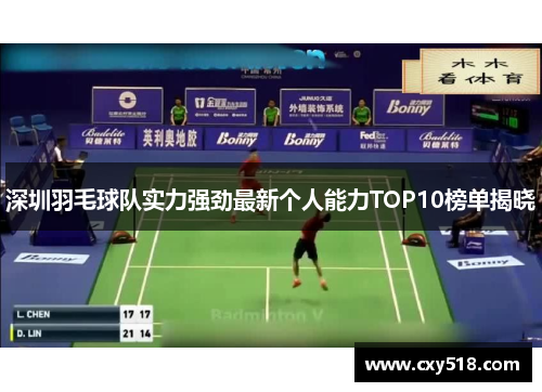 深圳羽毛球队实力强劲最新个人能力TOP10榜单揭晓